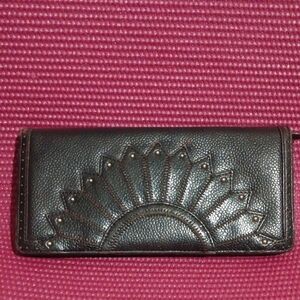 Cole Haan  Black Wallet with Gold Accent